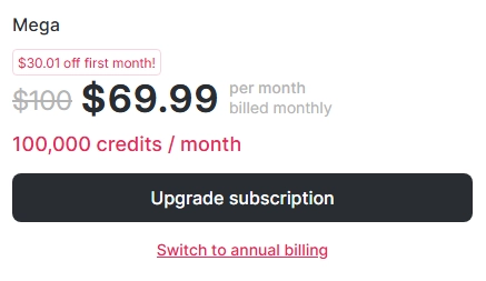 APOB AI Mega Monthly Plan