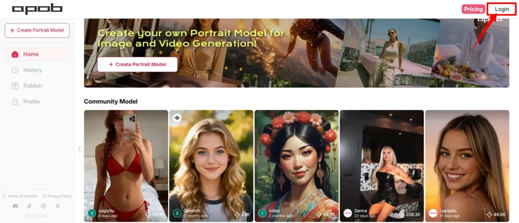 Sign Up with APOB AI