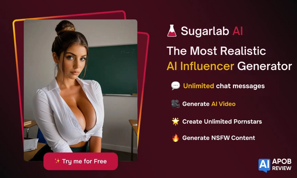 Sugarlab Al- AI Influencer Generator Banner