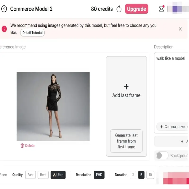 Sample AI Clothes editing by APOB AI