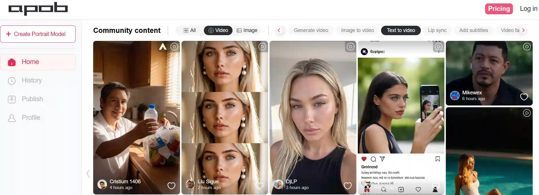 APOB AI Text-to-image generation
